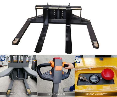KAD Electric Pallet Stacker with 2 Stage Mast 3 Stage Mast and 1070mm Fork Length for Efficient Warehouse Handling