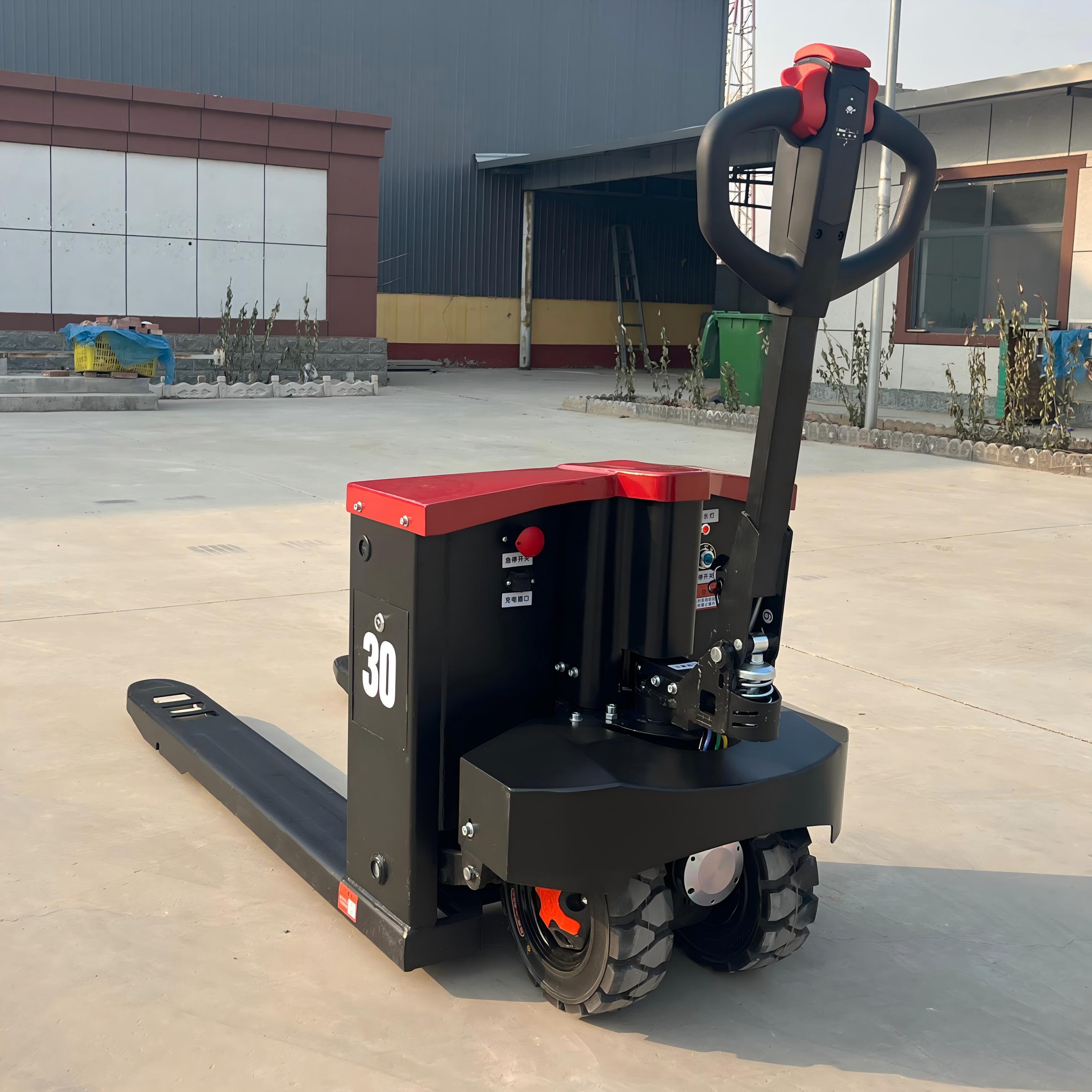 Outdoor Electric Pallet Truck with 48V Battery and 2 Years Warranty for Rough Terrain