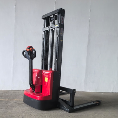 Ηλεκτρικό Walkie Stacker 1500kg Χωρητικότητα Φόρτωσης Ρυθμιζόμενα Σκελών