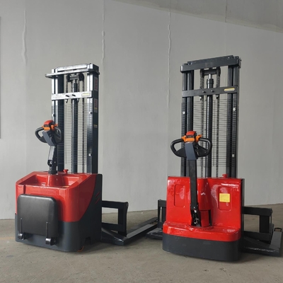 Ηλεκτρικό Walkie Stacker 1500kg χωρητικότητα φόρτωσης ρυθμιζόμενο σφυρηλατημένο πιρούνι
